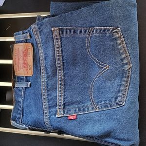 Men's 38x32 505 Relaxed Fit Blue Jeans